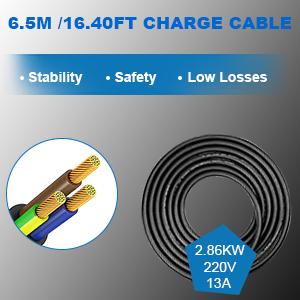 10A UK 3 PIN پلگ به نوع 1/ نوع 2 ایستگاه شارژ EV Wallbox Portable برای EV / PHEV 8