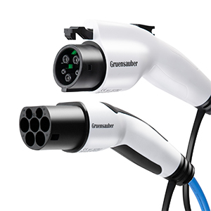 کابل شارژر EV مرد به زن نوع 2 مدل SAE J1772 نوع 1 1 / 3 فاز 3.6KW - 22KW 3