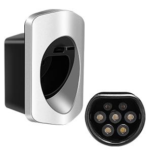 IEC62196-2 نوع 2 حامل پلاگین EV شارژ کابل سازمان دهنده کانکتور دیوار نصب 3