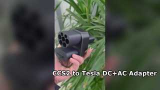 آداپتور شارژ CCS2 به تسلا EV مبدل شارژر سریع DC برای خودروهای الکتریکی