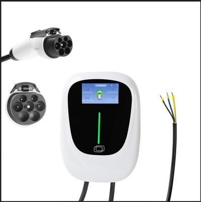 7KW خانه استفاده از وسایل نقلیه الکتریکی نقطه AC EV دیوار جعبه با ایستگاه نصب شده در خانه