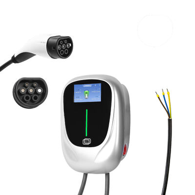 ایستگاه شارژ برقی هوشمند خانه 7KW 11kW 22kW نوع 1 نوع 2 ایستگاه شارژ برقی با اپلیکیشن / RFID / WIFI / بلوتوث